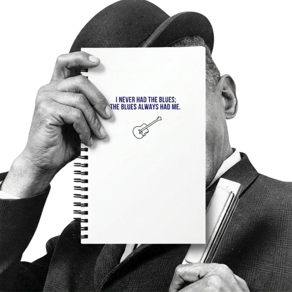 The Blues Always Had Me Spiral Notebook