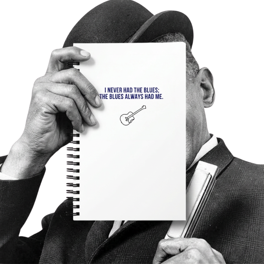 The Blues Always Had Me Spiral Notebook